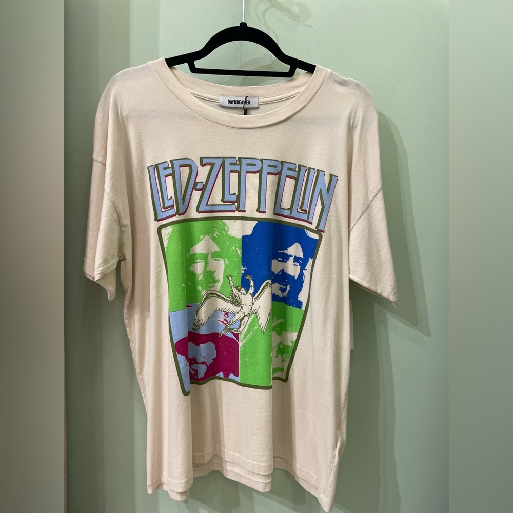 Daydreamer Led Zepplin Four Square Merch Boyfriend T shirt